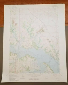 Otley, Iowa Original Vintage 1965 USGS Topo Map 27" x 22" - Picture 1 of 11