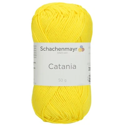 Catania Di Schachenmayr - Neon Giallo (00442) - 50 G / Circa 125 M Di Lana - Immagine 1 di 4