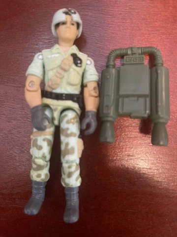 1985 - 1987 GI Joe STARDUSTER Trooper H + Jet Pack (Version 1b) Mail In *Scarce* Cover