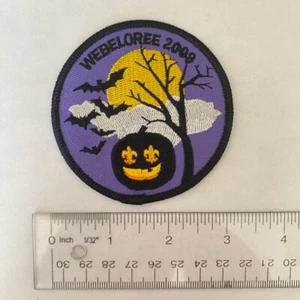 Cub Scout Boy Scout patch Webeloree 2009 Purple halloween - Picture 1 of 2
