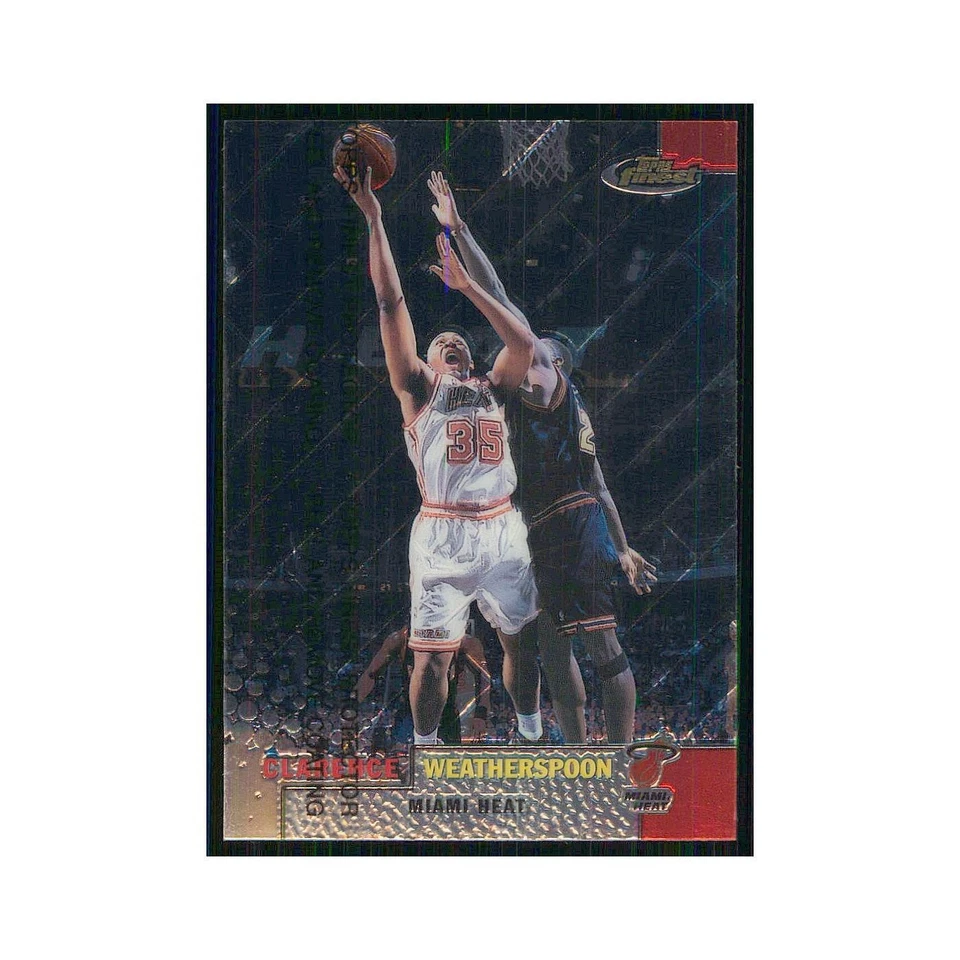 1999 Finest w Coating Clarence Weatherspoon Heat #19 - Image 1 of 3