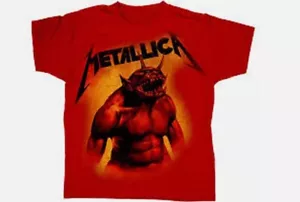Camiseta Oficial Metallica Jump In The Fire Roja Camiseta Metallica - Imagen 1 de 7