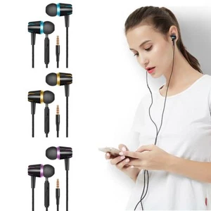 with Microphone Sports Headset Stereo Earphone Sports Headphones In-Ear Earbuds - Zdjęcie 1 z 11