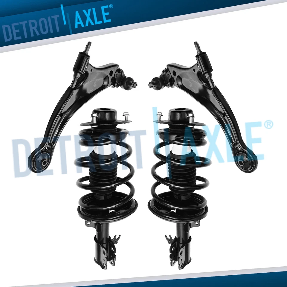 Front Struts Lower Control Arms w/ Ball Joint For 1998 - 2003 Avalon Solara 3.0L - Image 1 of 4