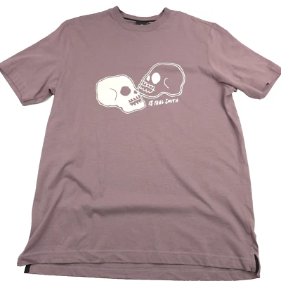 Camiseta PS Paul Smith Calaveras Púrpura Oscuro Manga Corta Para Hombre Talla Mediana Foto 1 de 4