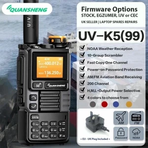 Quansheng UV-K5(99) EGZUMER IJV Firmware AM FM USB DSB HAM Radio Transceiver - Picture 1 of 10