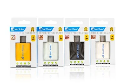 Настенное зарядное устройство 35 Вт тип C супербыстрое для путешествий дома PD QC3.1-14 шт дисплей заправочный пакет - Изображение 1 из 3