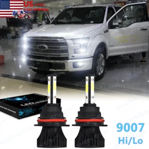 4-Side 9007 LED Headlight Bulbs 6000K White for Ford F150 1992-2003 F250 92-2004 - Foto 1 di 12