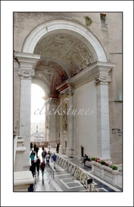 *2013* 'ARCHITETTURA VATICANA #2' - 17"X 11" -100 LB. CARTOLINA, SENZA CORNICE - Foto 1 di 1