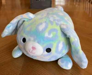 Elizabella the Bunny Squishmallow 7.5" Kellytoy Marshmallow Pastel Camo Bunny O1 - Picture 1 of 5