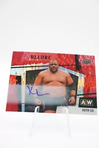 2023 AEW - Allure - Red Rainbow Auto - # 125 Keith Lee - Picture 1 of 2