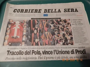 POPE JOHN PAUL II PASSING DEATH ROME ITALY ITALIAN NEWSPAPER 4/5/05 IN ITALIAN - Picture 1 of 3