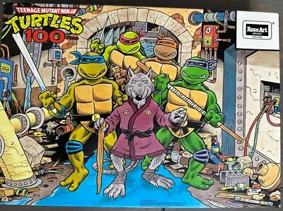 1987 Vintage TMNT Teenage Mutant Ninja Turtles Puzzle Splinter - Image 1 of 4