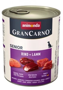 ANIMONDA GranCarno Senior Geschmack: Rind- und Lammfleisch - Dose 800g - Bild 1 von 2
