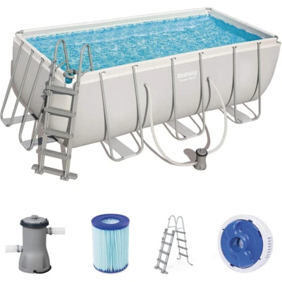 PISCINA FUORITERRA BESTWAY 56456 CM.412X 201X122 COMPLETA DI ACCESSORI - Imagen 1 de 4