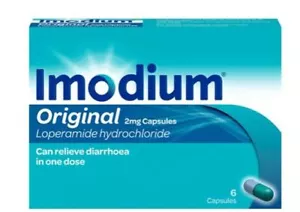 Imodium Original 2mg - 6 Capsules - Cramps Diarrhea  - Picture 1 of 12