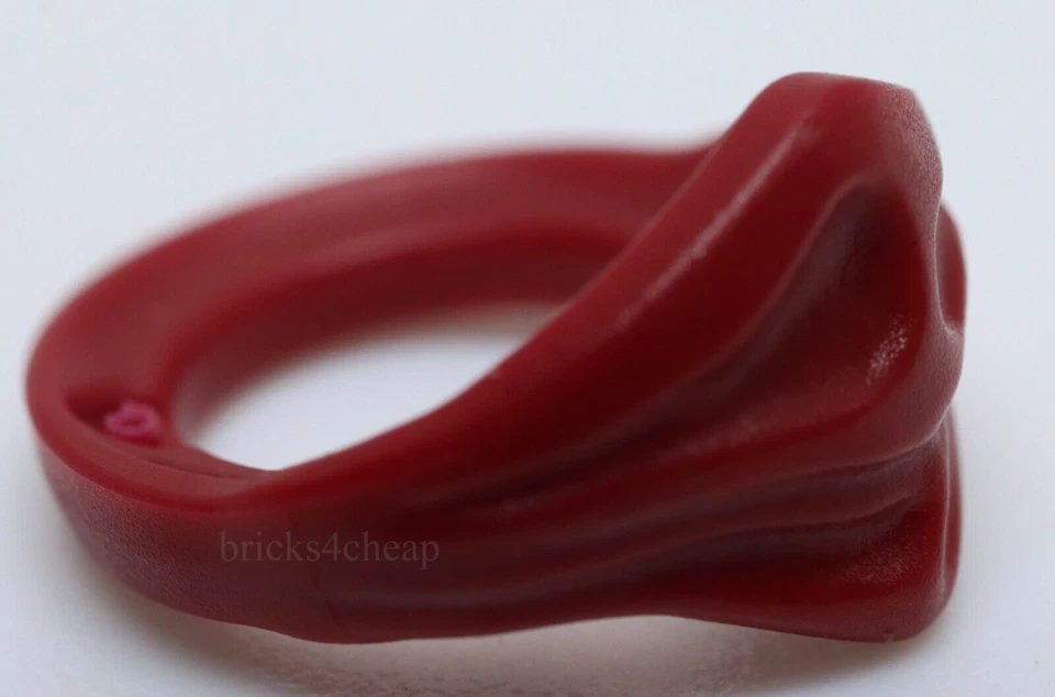 Lego 3x Rojo Oscuro Minifigura Bandana Ninja Bufanda Foto 1 de 1