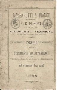 Massarotti & Bianco - Strumenti Scientifici e di precisione Torino 1900 Enologia - Imagen 1 de 4
