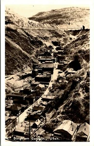 MINING BINGHAM CANYON UTAH VINTAGE REAL PHOTO POSTCARD - Picture 1 of 2