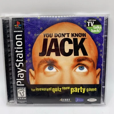 You Don't Know Jack (Sony PlayStation 1, 1999) Complete 2 Discs Tested Works - Image 1 of 4