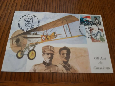 FERRARI CLUB 1993  ,1993s postcard ,ENZO Ferrari  - Francesco Baracca Cover