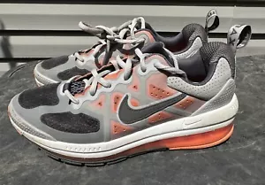Boys Nike Air Max Genome Low Light smoke Grey Bright Mango 6Y Youth - Picture 1 of 7