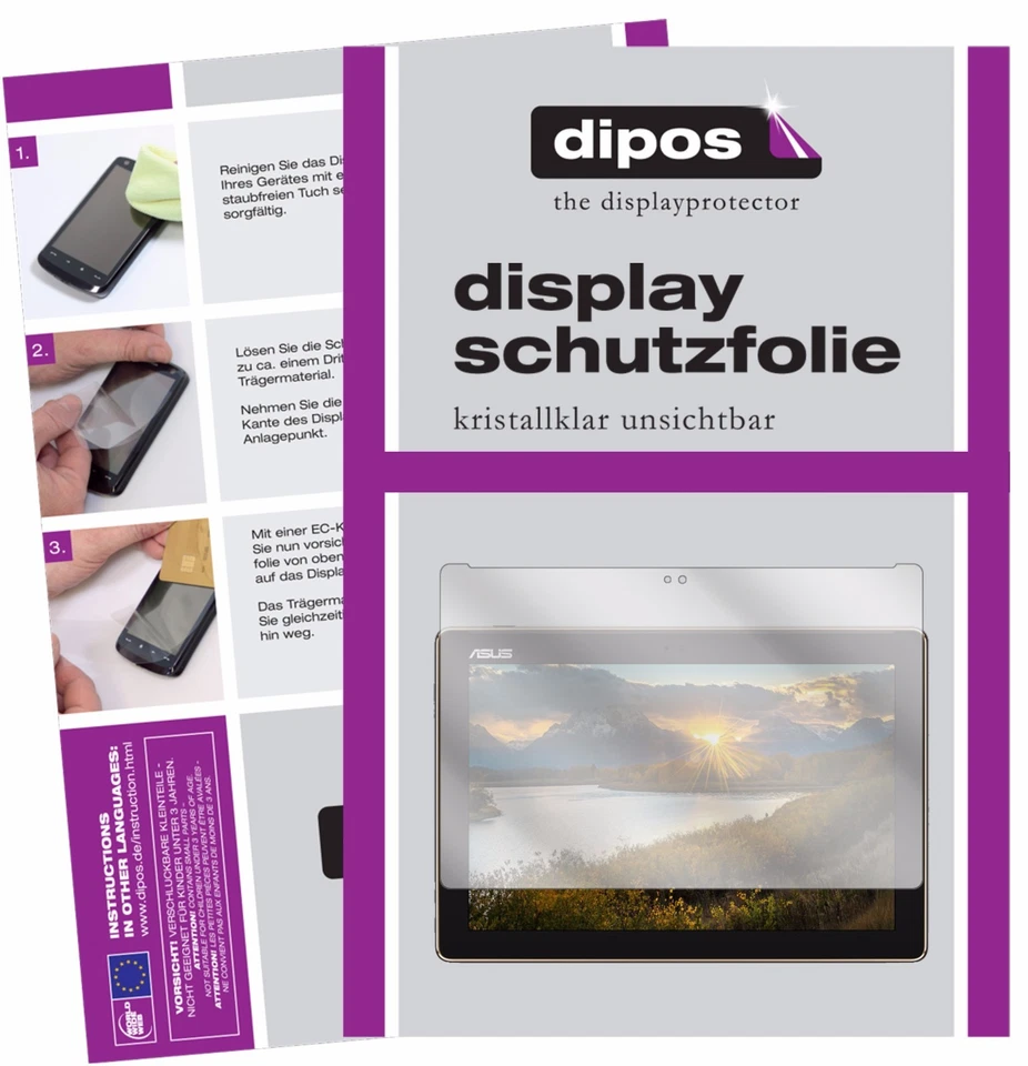 2x Pellicola per Asus ZenPad 10 (Z301 ML/MFL) Protettiva Protezione Schermo - Immagine 1 di 3