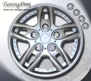 Rims Cover Wheel Skin Covers 14" Inches ABS Plastic Hubcap 4pcs Style #B515 - Picture 1 of 4
