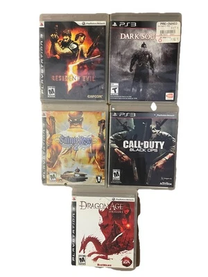 Sony PlayStation 3 Video Games Lot Of 5 ( Call Of Duty, Dark Souls, And More ) - Image 1 of 2