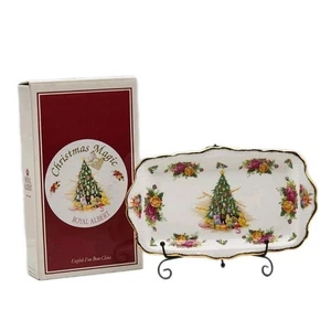 Bandeja Sandwich Mágica Navidad Royal Albert Porcelana Fina Caja Original 1990 - Imagen 1 de 23