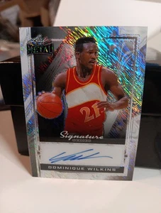 Leaf Metal Signature Series Dominique Wilkins 1/1 Auto Autograph Hof Hawks NM 24 - Picture 1 of 10