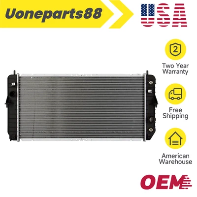 CU2492 Aluminum Radiator for 2001 2002 Oldsmobile Aurora 3.5L V6 52476553 AT - Image 1 of 4