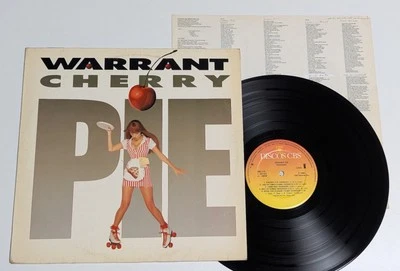 Warrant - Cherry Pie BRAZIL 1st press Lp 1990 with Insert CBS - Image 1 of 3