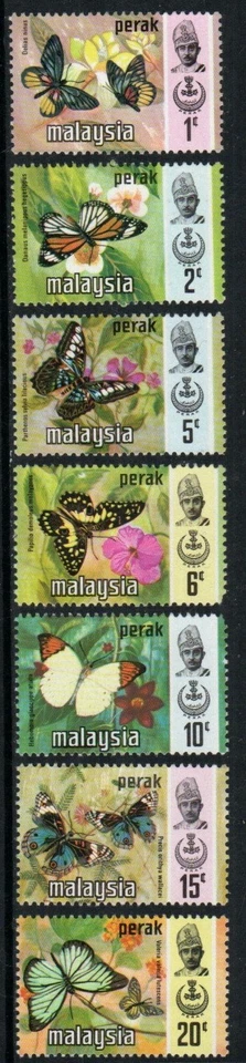 Sello Malasia-Perak 146-152 - Mariposas Foto 1 de 1