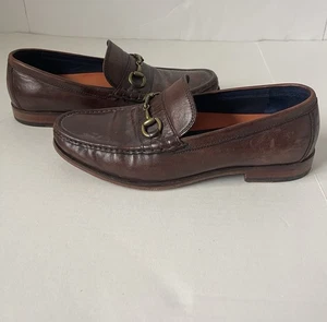 Cole Haan Men’s 8 M Brown Leather Horsebit Loafer Dress Shoes - Picture 1 of 12