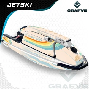 Kawasaki Jet ski 550 Sx 440 Js kit calcomanías gráficos pegatinas envoltura 550sx vintage - Imagen 1 de 2