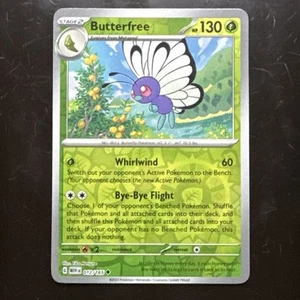 Butterfree 12/165 Pokémon TCG Scarlet & Violet 151 Reverse Holo - Picture 1 of 3