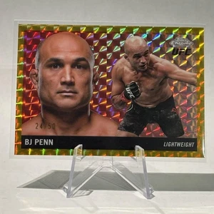 2025 Topps Chrome UFC BJ Penn '55 Topps Geometric Gold /50 - Picture 1 of 2