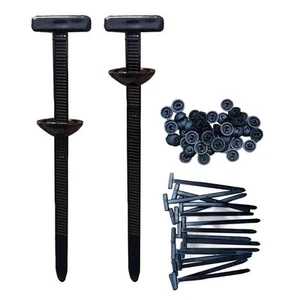 Compact Nylon Cable Ties for Cars 100pcs Easy to Use Fastening Solution - Picture 1 of 9