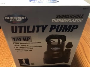Superior Pump 1/4 PS Tauchpumpe Thermoplast Utility Pump 91014 - Bild 1 von 6