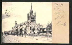 Köln a. Rh., Straße vor dem Stapelhaus, Ansichtskarte 1903 - Bild 1 von 2