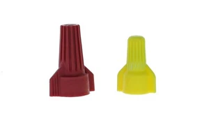 Confezione 150 Connettori Filo WingTwist Rosso Giallo per Collegamenti Elettrici - Foto 1 di 13