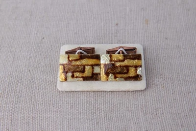 Wohl Schibensky Scholz & Lammel Emaille Manschettenknöpfe Enamel Cufflinks - Bild 1 von 2