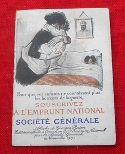 Société Générale - Souscrivez à l'Emprunt National - Calendrier 1918 ! - Picture 1 of 3