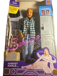 Muñeca Harvey Kinkle 1997 guiños Sabrina la bruja adolescente Kenner moda nueva - Imagen 1 de 5