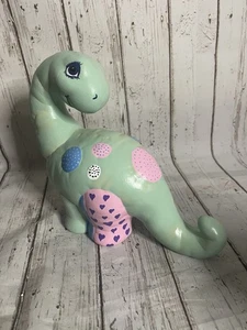 Vintage Hand Crafted And Painted Dinosaur Figure Decor Dino statue ceramic - Picture 1 of 8