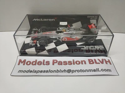 MCLAREN MP4-26 Lewis Hamilton Chinese GP 2011 1/43 Minichamps - Photo 1/4