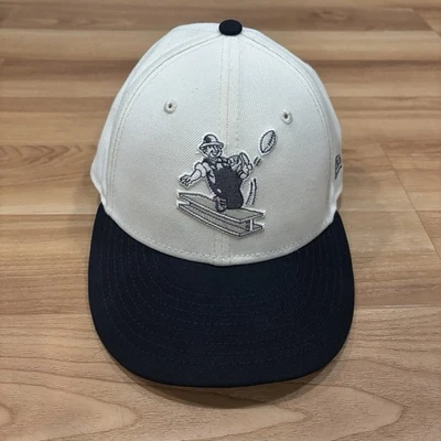 Pittsburgh Steelers New Era 59FIFTY Blanco Bajo Perfil Mascota Ajustada, Talla 7 1/4 Foto 1 de 4