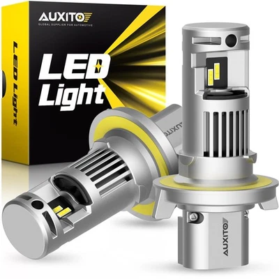 AUXITO H13 9008 LED Headlight bulb Kit High Low Beam Combo Super Bright Q16 EXD - Image 1 of 4