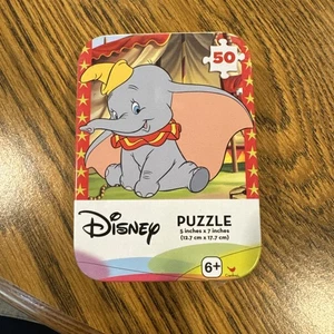 Disney's DUMBO mini puzzle in collector tin 50 pcs New Sealed Ages 6+ 5x7inch - Picture 1 of 5